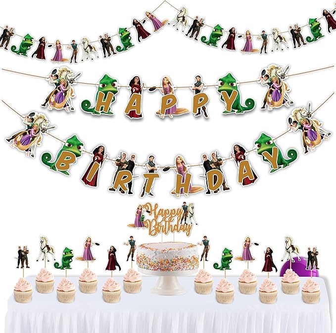 Seyal® Rapunzl Theme Birthday Party Supplies