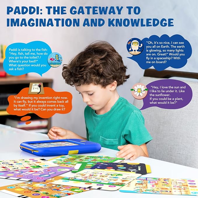 Upgrade Kids Learning Tablet Educational Learning Pad for Toddlers 2-5 to Learn Alphabets, Numbers, Foods, Time, Music, Vehicles,Tablet Toy for Toddlers Ages 2 3 4 5 6 Years Old