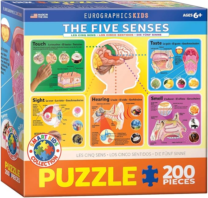 EuroGraphics Five Senses Jigsaw Puzzle (200-Piece)