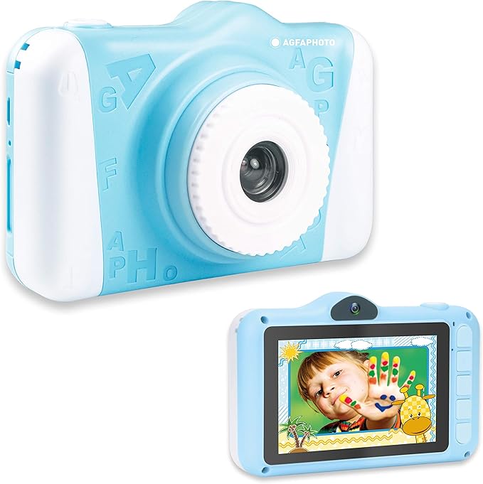 AGFA Photo Realikids Cam 2 - Kids Camera, Selfie Mode, Photo & Video, 3.5 inch LCD Screen, Photo Filters, Lithium Battery