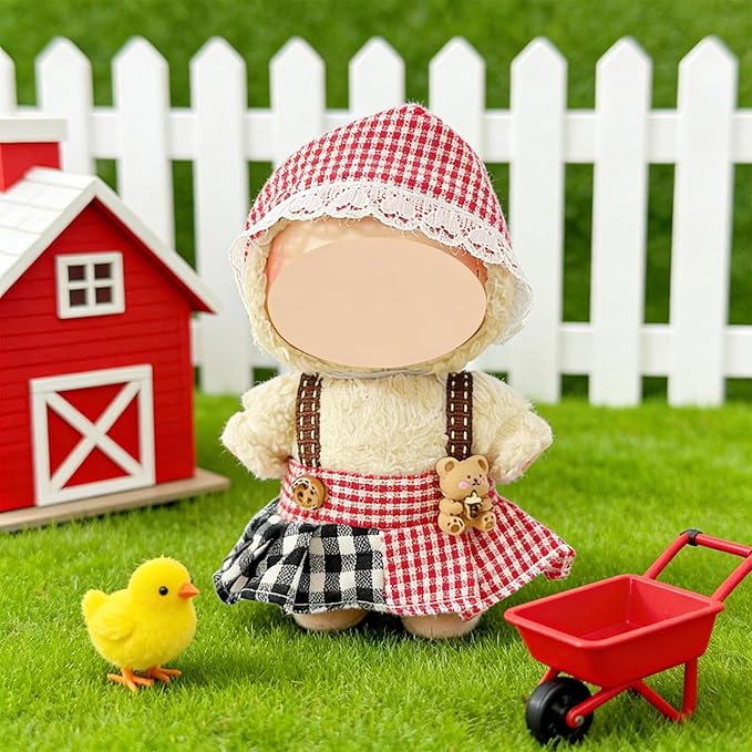 Clothes for Doll, 6 Pack Doll Outfits for 17cm Doll, Perfect for Play and Display, Accessories for Doll's Collectors, (No Dolls) (Set 6)