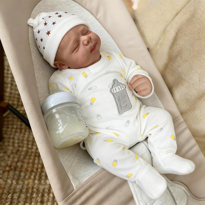 Anano Reborn Baby Dolls Silicone Full Body-18 in Realistic Baby Doll Newborn Boy, Full Silicone Babys Doll Lifelike, Real Life Reborn Dolls Anatomically Correct with Accessories
