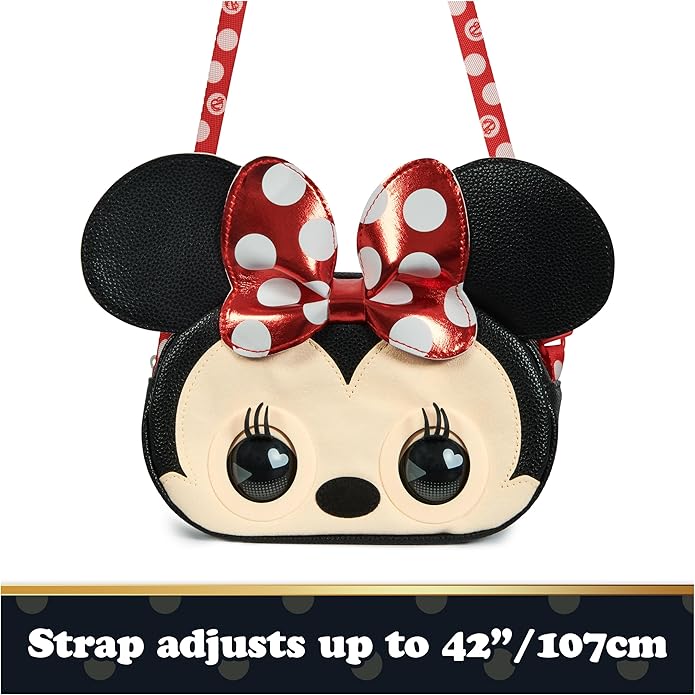 Purse Pets, Disney Minnie Mouse Officially Licensed Interactive Pet Toy & Kids Purse
