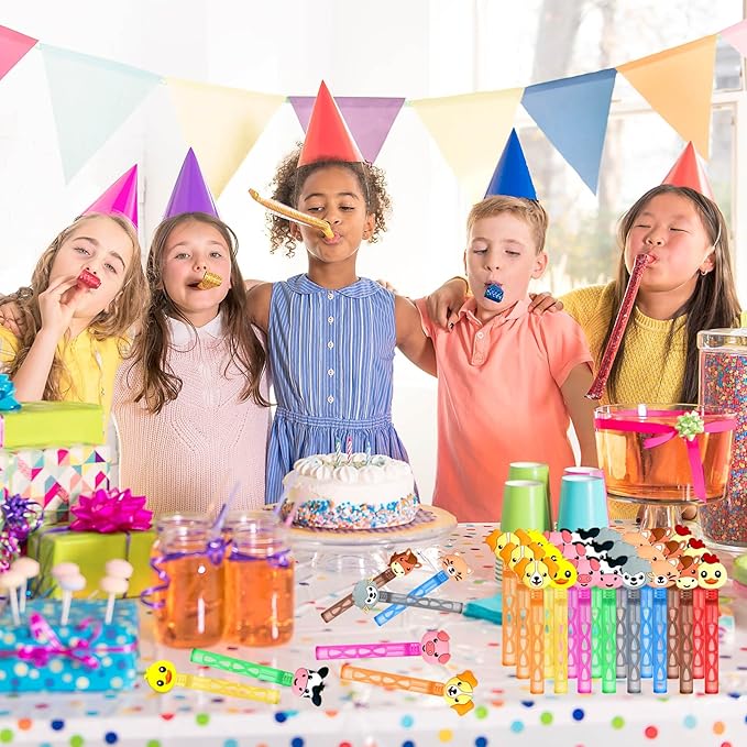 Farm Party Favors,24Pcs Farm Animal Bubble Wands for Kids Birthday Party Supplies,Baby Shower Prizes Pinata Goodie Bag Stuffers Gift