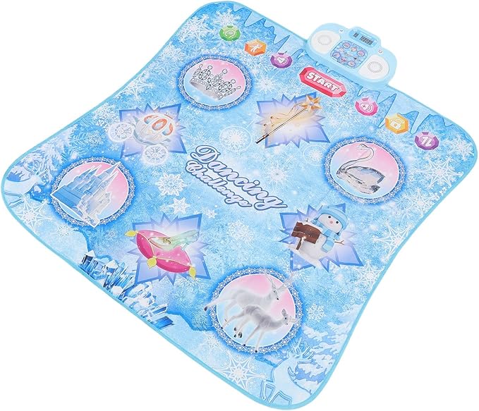 Kids Dance Mat Single Player Electronic Music Challenge Game Play Blanket for Daily Entertainment Thinking and Through Kids Dance MatElectronic MatSingle