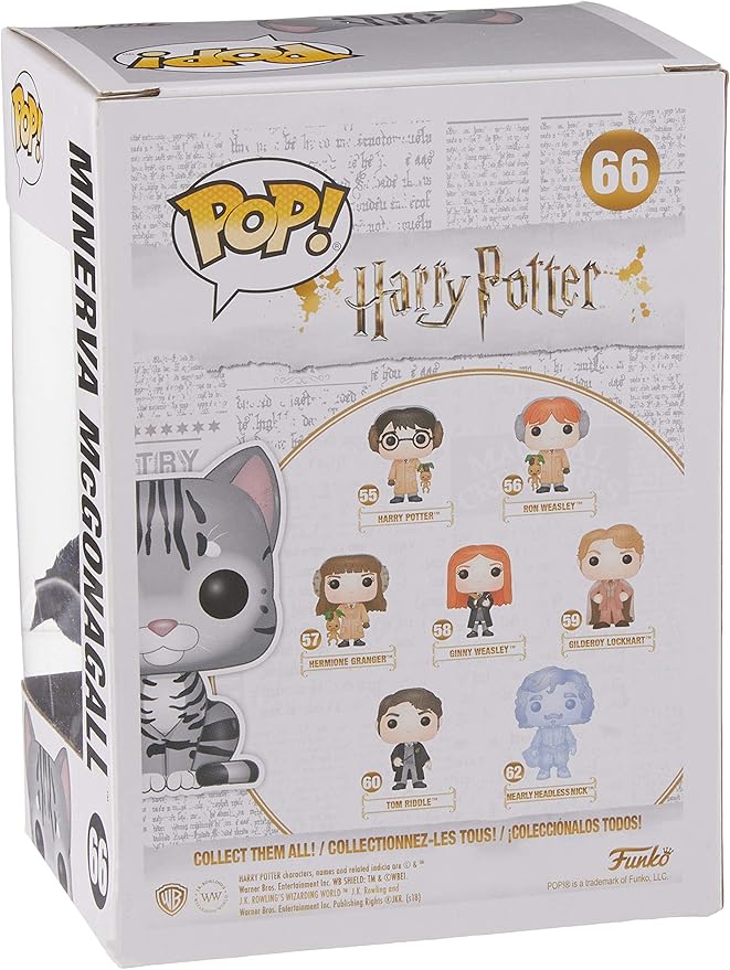 Funko Pop Movies: Harry Potter - Minerva McGonagall as Cat Collectible Figure, Multicolor