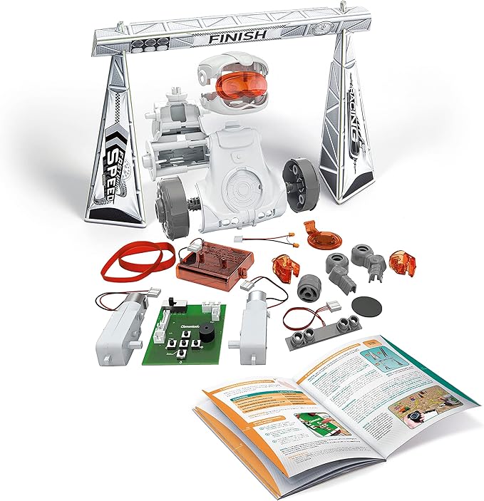 Clementoni- Science & Play Mio Robot: Interactive STEM Learning Robot with App, Obstacle Avoidance & Drawing Function (8+ Years)