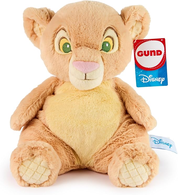 GUND Disney Official Nala Oh So Snuggly Plush, The Lion King, Lion Stuffed Animal for Babies and Infants, Yellow, 12.5”