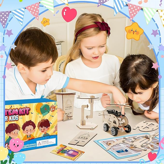 24 Pcs Party Favors for Kids Age 6-10, Treasure Box Toy Stem Kit Party Favors Science Kits for Boys Girls STEM Toys for Kids Age 6 7 8 10 12 13 Classroom Giveaways, Carnival Prizes Toy, Birthday Treats, Party Supplies