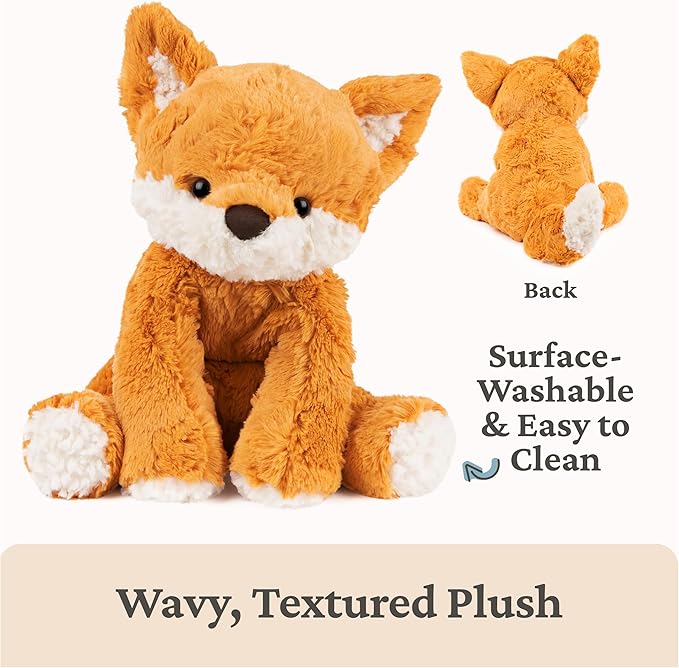 GUND Cozys Collection Fox Stuffed Animal Plush Toy for Ages 1 and Up, Orange, 10”