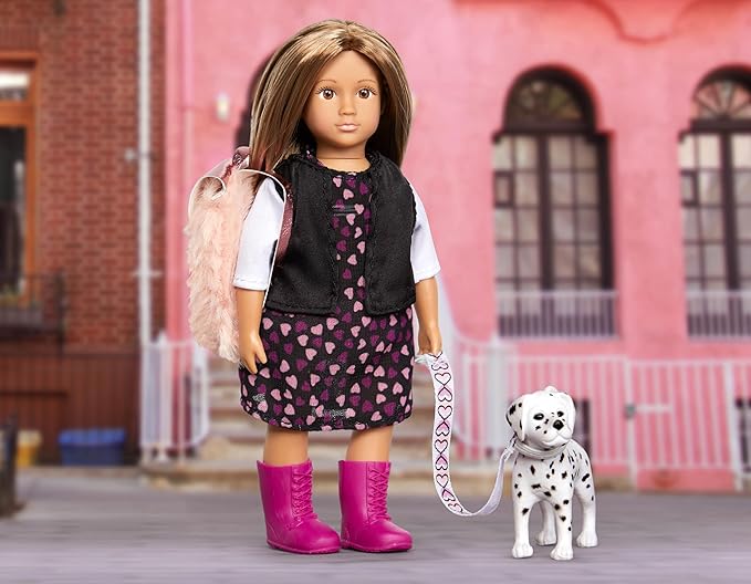 Lori – Mini Doll & Toy Dog – 6-Inch Doll & Puppy – Play Set with Outfit, Animal & Accessories – Playset for Kids – 3+ Years– Gia & Gunner