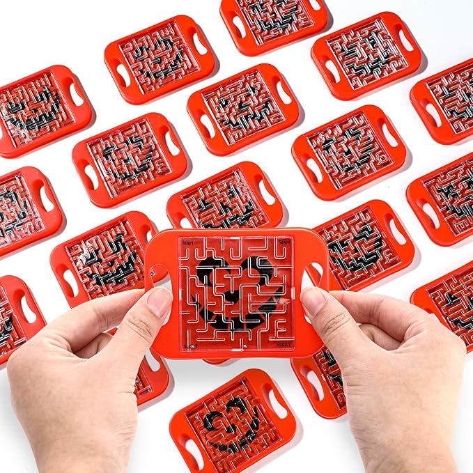 Maze Puzzle Cube Bulk Christmas Maze Game Educational Cube Handheld Brain Teaser Puzzles Party Favor Christmas Party Favor for Kid Goodies Bag Exchange Gift(Halloween)