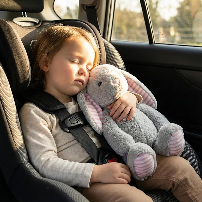 Gray Bunny Rabbit Stuffed Animals Plush Toys for Kids Girls Boys Baby Birthday Bedtime Gift, 17.7 inches