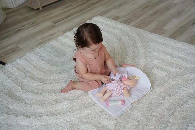 Love, Stella 6-Piece Diaper Bag Changing Mat Combo for Soft Dolls by Manhattan Toy