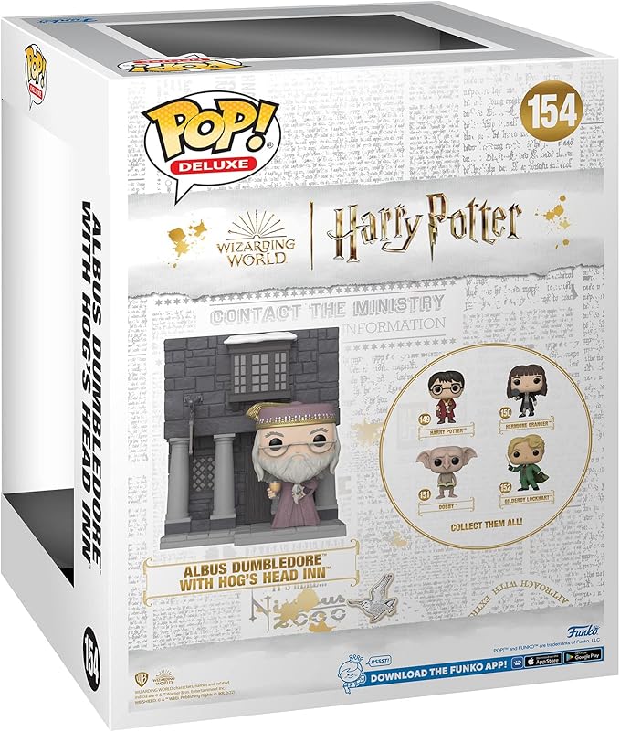 Funko Pop! Deluxe: Harry Potter: Hogsmeade - Albus Dumbledore with Hog's Head Inn