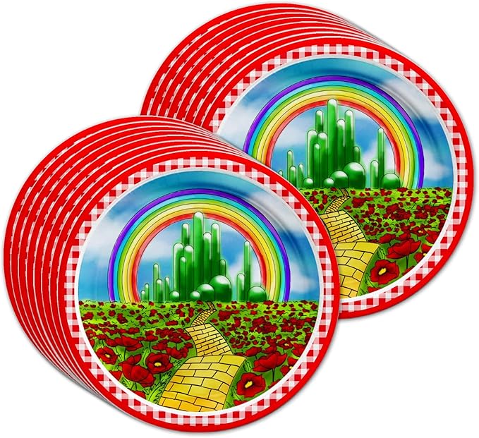The Wonderful Wizard of Oz Birthday Party Supplies Set Plates Napkins Cups Tableware Kit for 16
