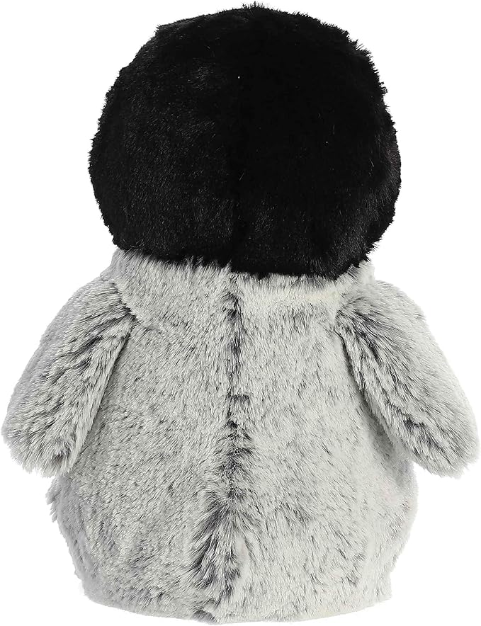 Aurora® Adorable Mini Flopsie™ Pippin Penguin™ Stuffed Animal - Mini Companions Ready for Playful Adventures - for Kids All Ages, Toddlers, Adults, and Families - Gray 6.5 Inches