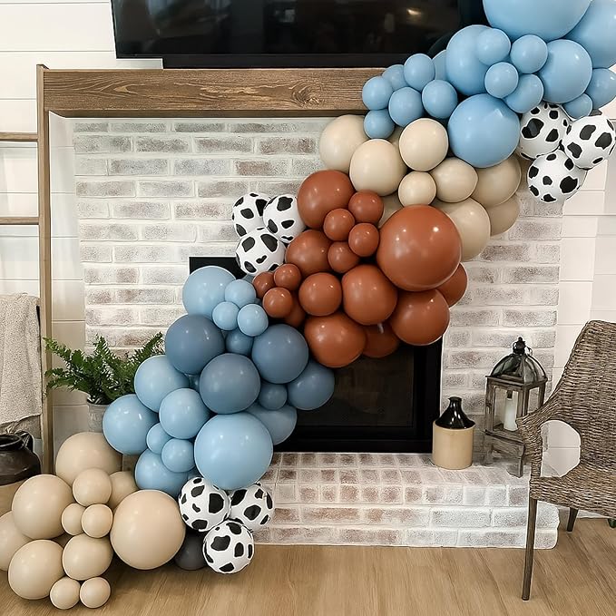 Green Gray Balloon Arch Kit,Sage Green Gray Brown Metallic Silver Balloons with Star Foil Balloon for Boy Birthday Party Decorations Baby Shower Graduation Party Supplies