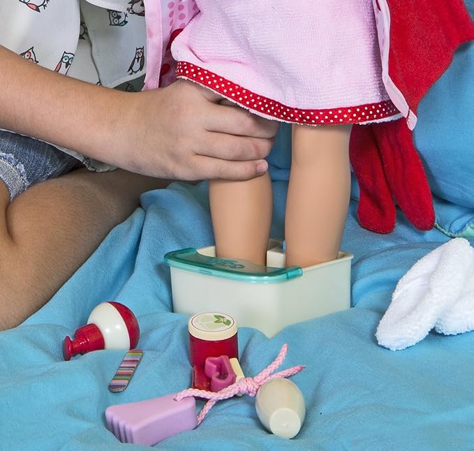 Our Generation by Battat- Sp-Aaaah Day Set- Toys, Doll Clothes & Accessories for 18" Dolls- Ages 3 Years & Up, Brown/A