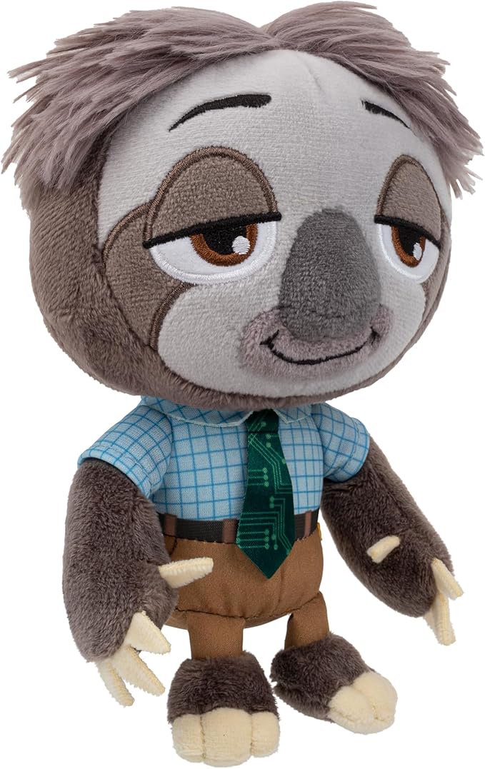 Disney’s Zootopia 2 8” Plush Flash - Stuffed Animal Movie Toys for Kids and Collectors - Suitable for Ages 3+
