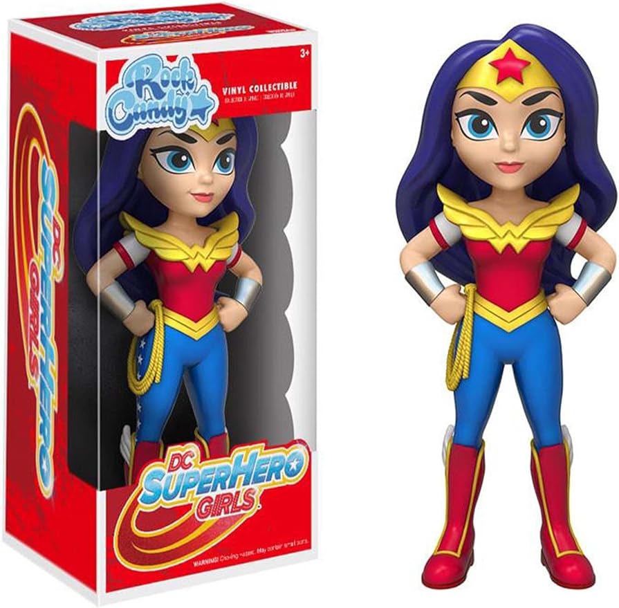 Funko Girls Rock Candy: DC Super Hero-Wonder Woman Action Figure