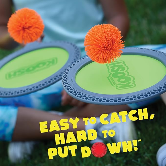 Koosh Double Paddle Playset -- Paddles and Ball for Added Koosh Fun! -- Fidget Toy -- For Ages 6+