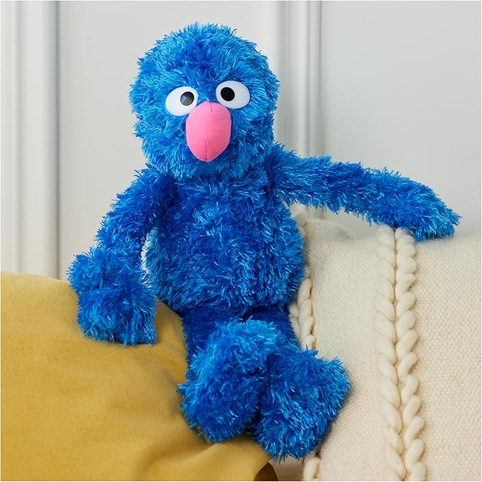 GUND Sesame Street Official Grover Muppet Plush, Premium Plush Toy for Ages 1 & Up, Blue, 14.5”
