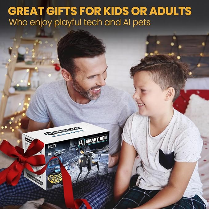 Smart Robot Dog Toy, Interactive STEM Robot Pet with Blaster, Voice & Remote Control, App Programming, 30+ Actions, Bionic Walking, Robotic Dog Birthday Gifts for Kids Boys Girls Age 6+