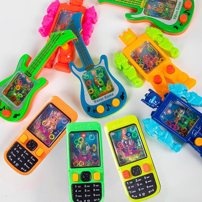Handheld Water Game,Water Ring Toss Handheld Toys Mixed Designs, Ideal for Party Favors Goodie Bag Stuffers Classroom Rewards Prizes Birthday Return Gifts Valentines Day Back to School Gifts (24)