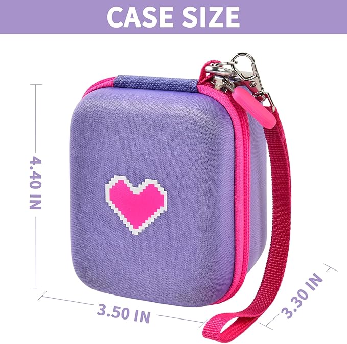 Case for Bitzee Interactive Toy Digital Pet and Case, Toys Hard Carrying Holder for Virtual Electronic Pets React to Touch, Protective Container for AA Batteries and Other Accessories (Box Only)