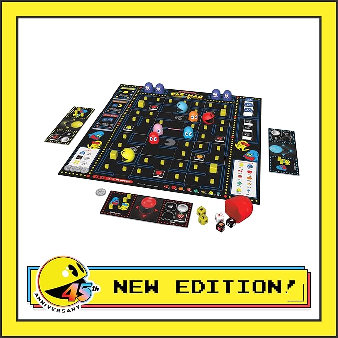 Buffalo Games Ultimate PAC-Man Board Game - Retro Arcade Classic - Official Licensed - 2-4 Players, Ages 8+