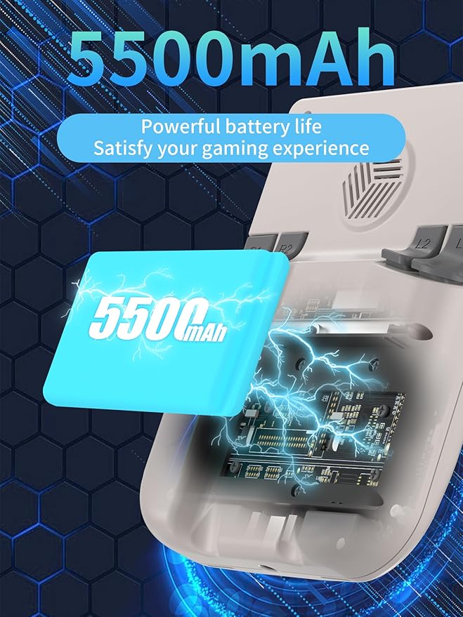 RG405V Handheld Game Console 4’’ IPS Touch Screen Android 12 Unisoc Tiger T618 64-bit Game Player Built-in 5500mAh Battery 128G TF Card with 3154 Games(RG405V Gray)