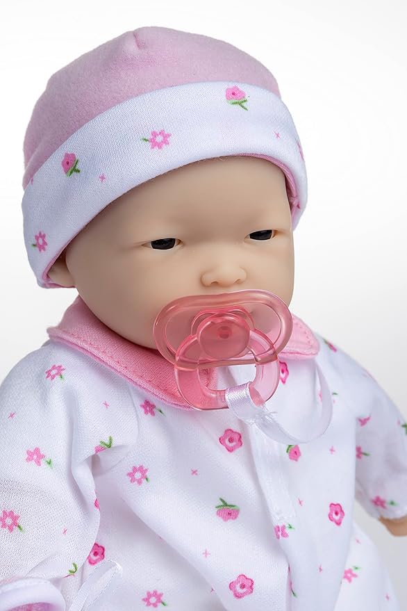 JC Toys Berenguer 11" Asian La Baby Doll,Pink Asian