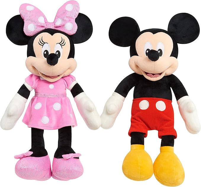 Disney Junior Mickey Mouse Large 19-inch Plush Stuffed Animal, Mickey Mouse, Pretend Play, Kids Toys for Ages 2 Up by Just Play