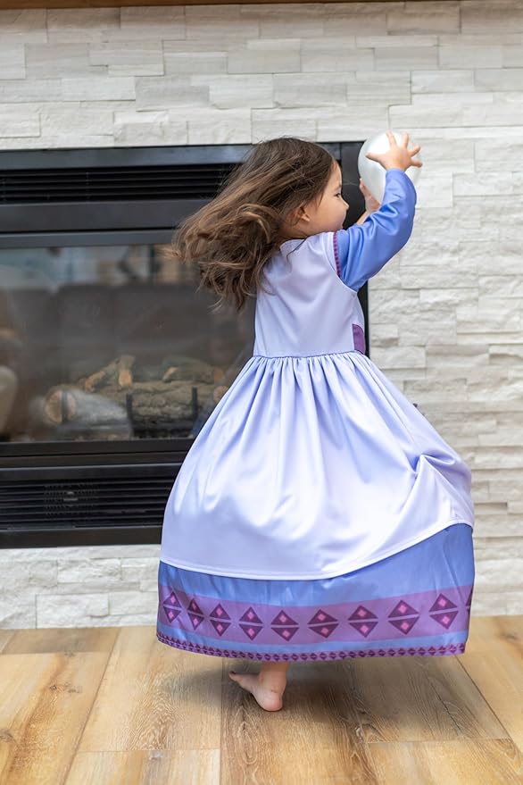 Little Adventures Deluxe Wishing Star Princess Dress Up Costume - Machine Washable Child Pretend Play Dress with No Glitter