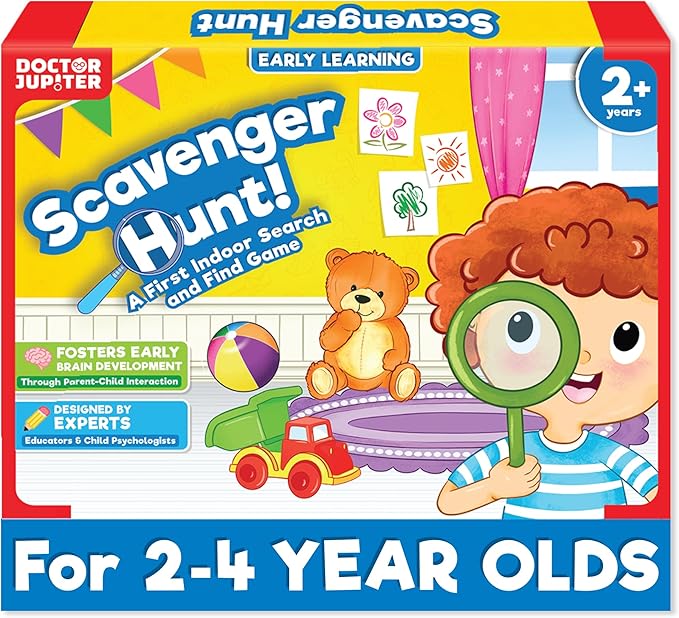 Doctor Jupiter Scavenger Hunt | Toys for Ages 2-4 | Birthday Gift Ideas for 2 Year Old Boys and Girls | Toddler Toys for 2-3-4 Year Old | Learning & Education Toys