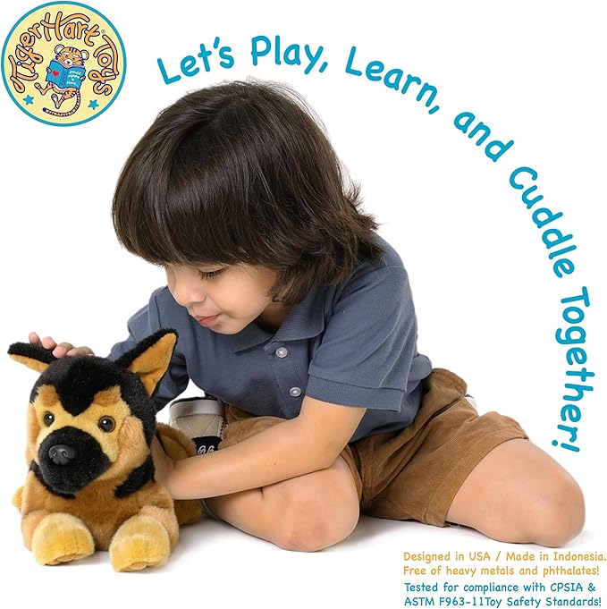 Gretchen The German Shepherd - 15 Inch Stuffed Animal Plush