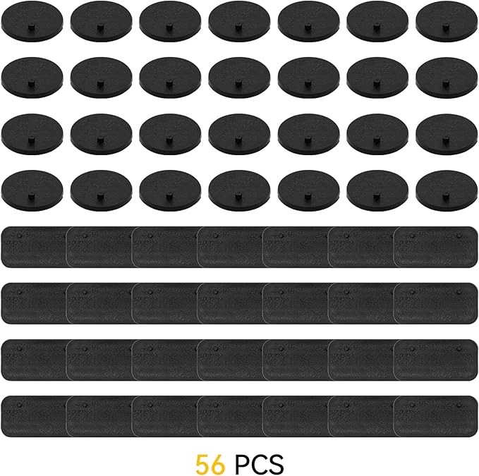 28PCS 6inch Action Figure Stand Bases, Assembly Display Holder Accessories, Fit for Most 1/12 Scale Mavel Legends Series/Gi Jeo Classified Series/D C/Mo tu Figures, Black/ Mix Square & Round Shape