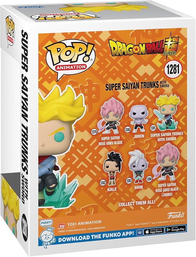 Funko Pop! Animation: Dragon Ball Super - Super Saiyan Trunks with Sword