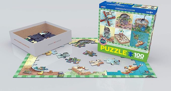 EuroGraphics 6100-5483 Kitten Trouble by Gary Patterson 100Piece Puzzle