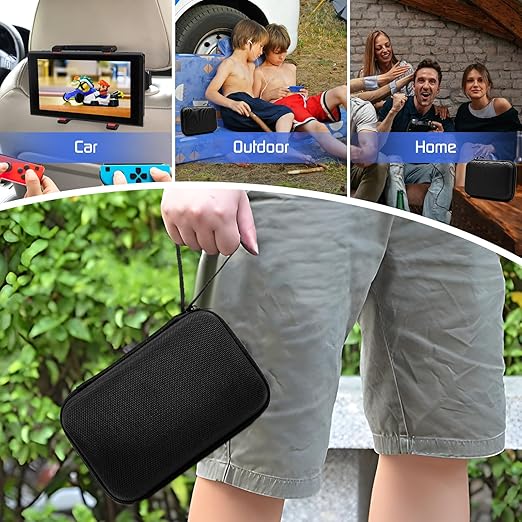 DPVPER Carrying Case for Gameboy Advance SP, Accessories for GBA SP, Hard Storage Portable Bag for GBA SP - Holds 8 Games