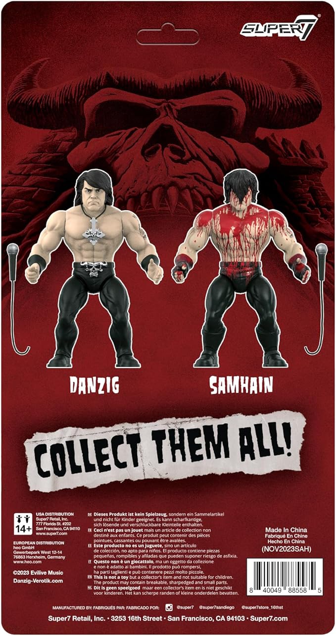 Super7 Vintage Samhain Glenn Danzig (Initium) - 5.5" Danzig Action Figure with Accessory Heavy Metal Collectibles and Retro Toys