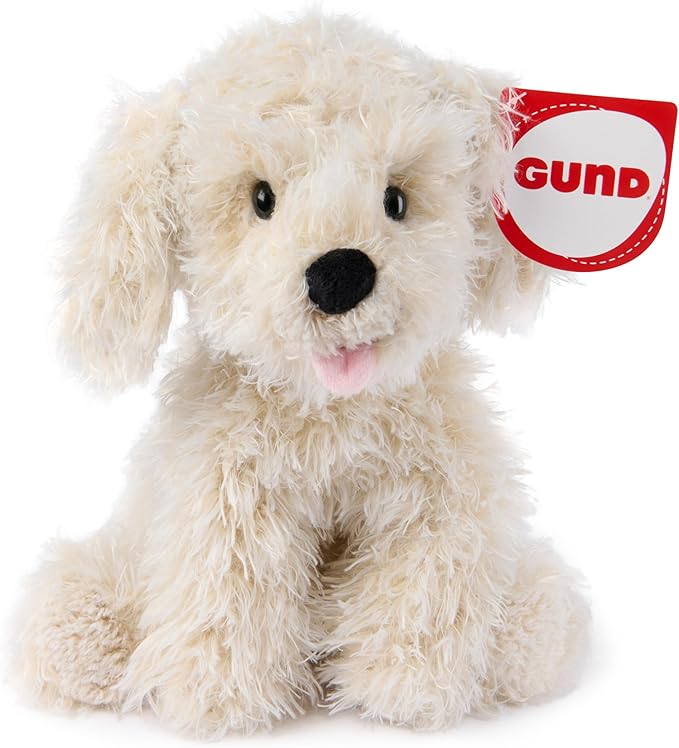 GUND Designer Pups Collection Karina Labradoodle Puppy, Stuffed Animal Dog, Plush Toy for Ages 1 and Up, 10.5”