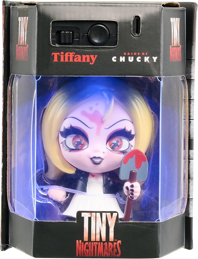 Tiny Nightmares 3-inch Black Light Edition Collectible Tiffany Figure, Amazon Exclusive, Toy for Fans, Teenagers, Adults. Boys, Girls, Ages 14 and Up by Just Play