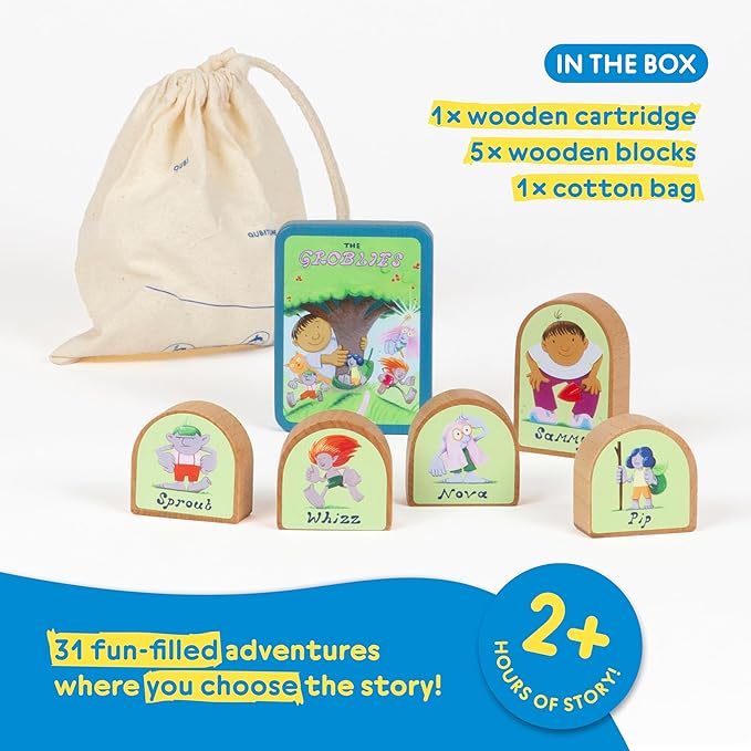 Interactive Audio Play Stage Game |The Groblies Game |Create Your Own Stories| Listen, Learn and Play | Ages 3+ Boys & Girls