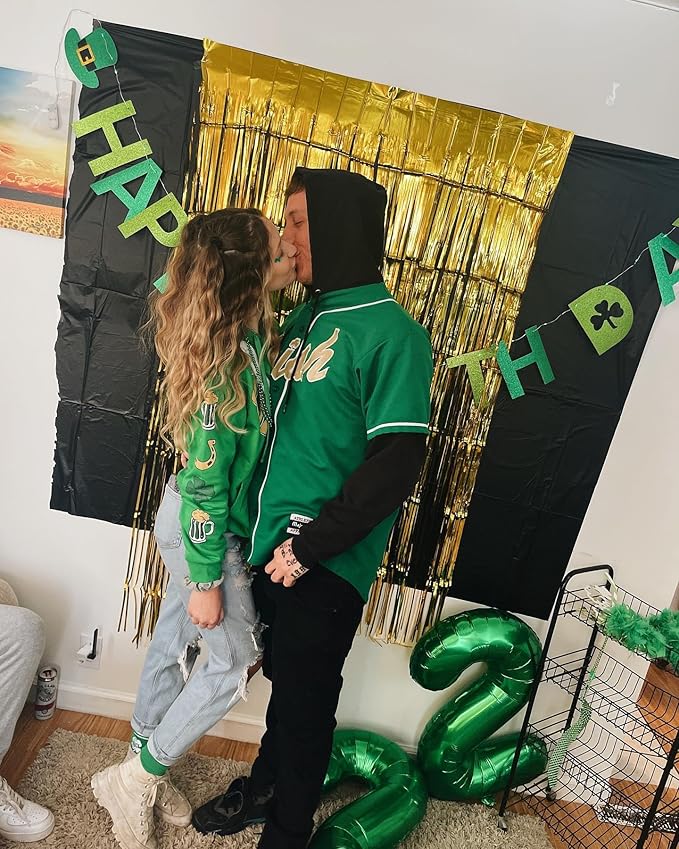 Green 7 Balloon, Number Balloons 40 Inch, 7th Birthday Decorations for Kids Girls Boys, Green Party Decoration for Women Men, Number 7 Balloon, Patrick's Day Games Theme Birthday Decorations