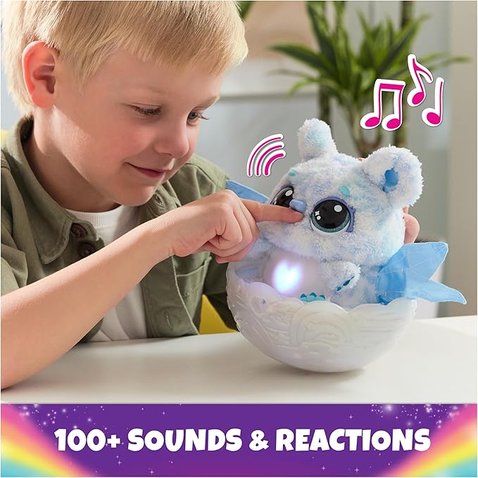 Hatchimals Alive, Mystery Hatch Tigrette, Surprise Interactive Toy & Egg with Mist, Lights & Sounds (Styles May Vary), Kids Toys for Girls & Boys
