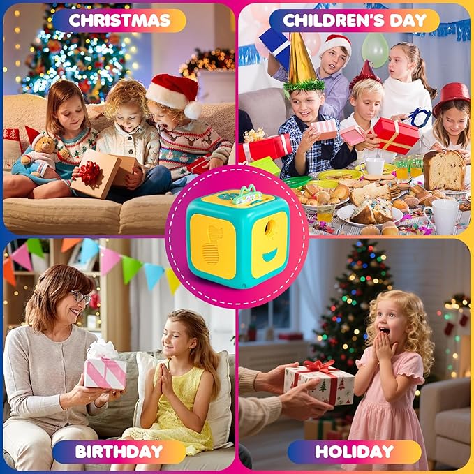 Kids Story Projector for Toddlers, Story Dream Machine Storybook Projector with Educational Stories, Music, Auto-Off Nightlight, Bedtime Learning Toy Birthday Gift for Kids Girls Boys Aged 3+