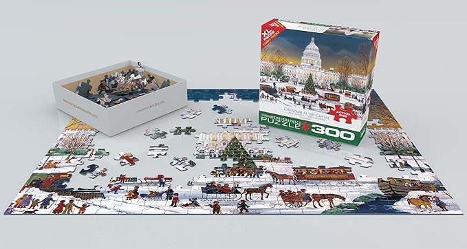 Christmas at The Capitol Family Puzzle 300pc