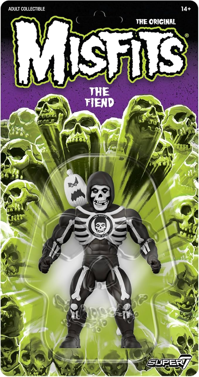 Super7 Vintage Misfits The Fiend - 5.5" Misfits Action Figure with Accessory Classic Music Collectibles and Retro Toys